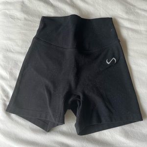 TLF black biker shorts